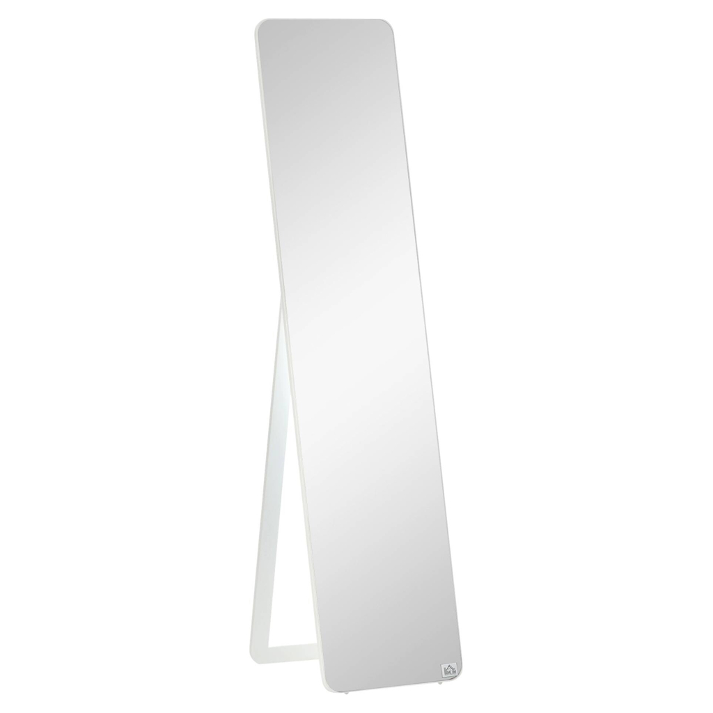 HOMCOM Standspiegel 831-390WT weiß Kiefer B/H/T: ca. 37x156x43 cm