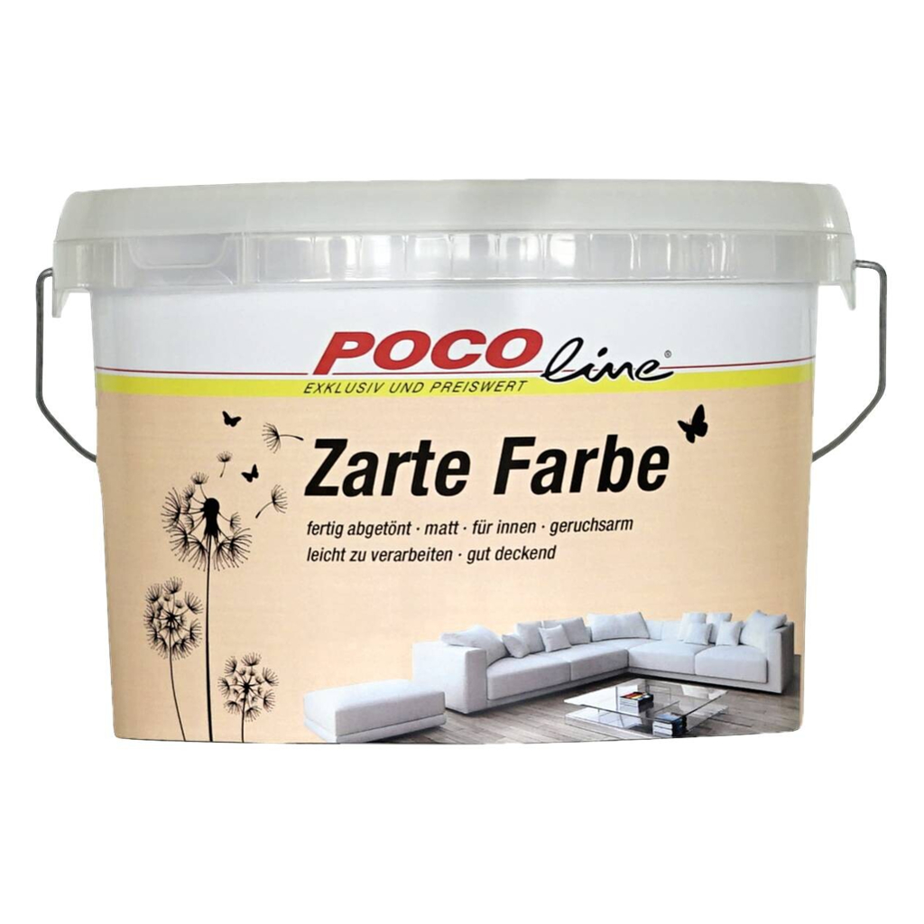 POCOline Raumfarbe Zarte Farben apricot ca. 2,5 l