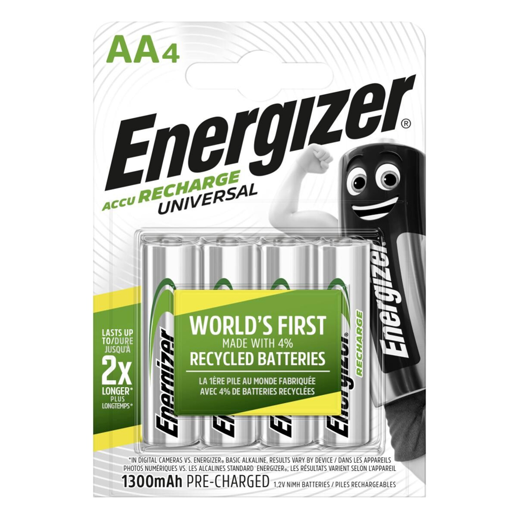 Energizer Akku NiMH AA/Mignon (HR06) 4er Pack