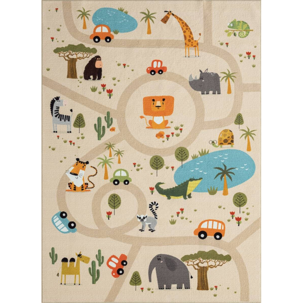 Merinos Teppich Happy Kids beige B/L: ca. 140x200 cm