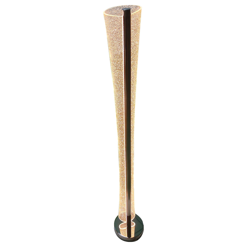 POCOline Stehlampe Darcy Metall Acryl B/H/L: ca. 18x126x18 cm