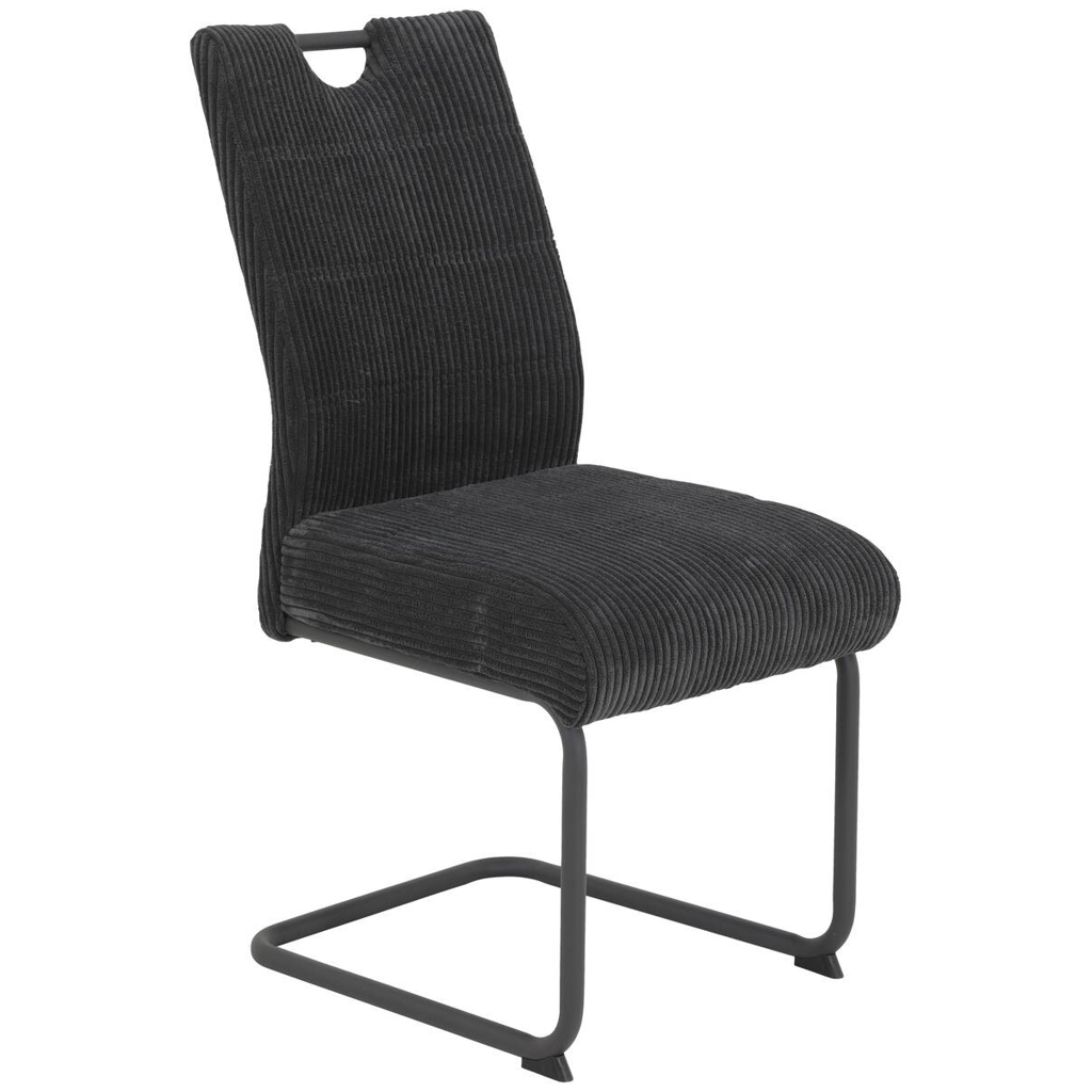 Schwingstuhl Merkur anthrazit Microfaser B/H/T: ca. 47x99x63 cm