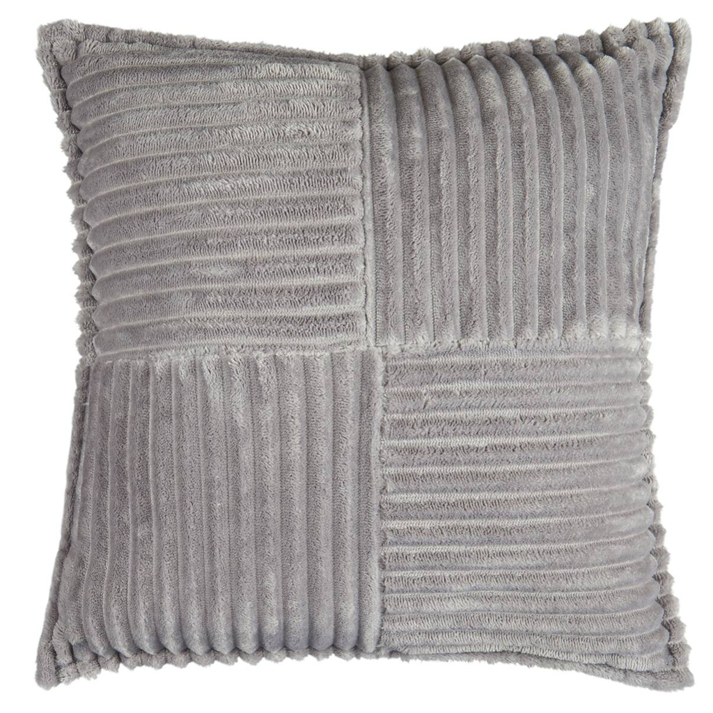 Dekokissen silber Polyester B/L: ca. 45x45 cm