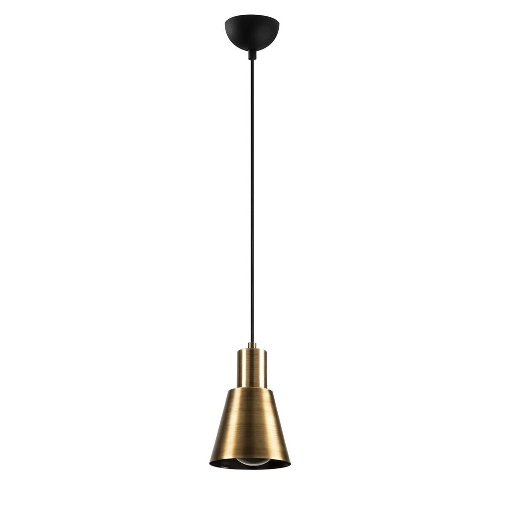 Opviq Pendelleuchte Kem gold schwarz B/H/T/L/D: ca. 14x114x14x14x14 cm E27 3 Brennstellen