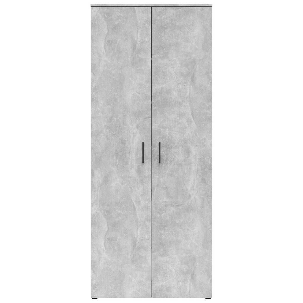 Schrank Multi-Stauraum Typ 37 Beton Optik B/H/T: ca. 80x195x40 cm