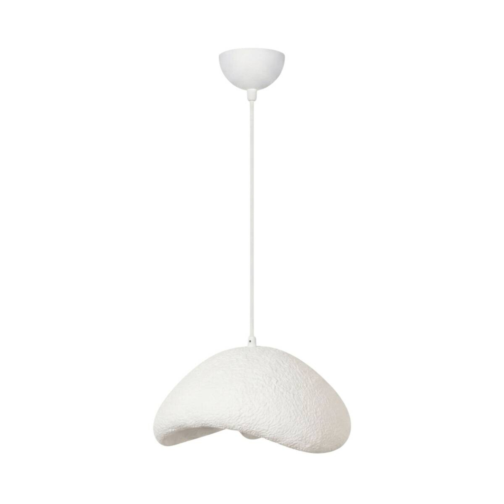 Opviq Pendelleuchte weiß Metall B/H/T/L: ca. 42x120x37x42 cm E27 1 Brennstellen