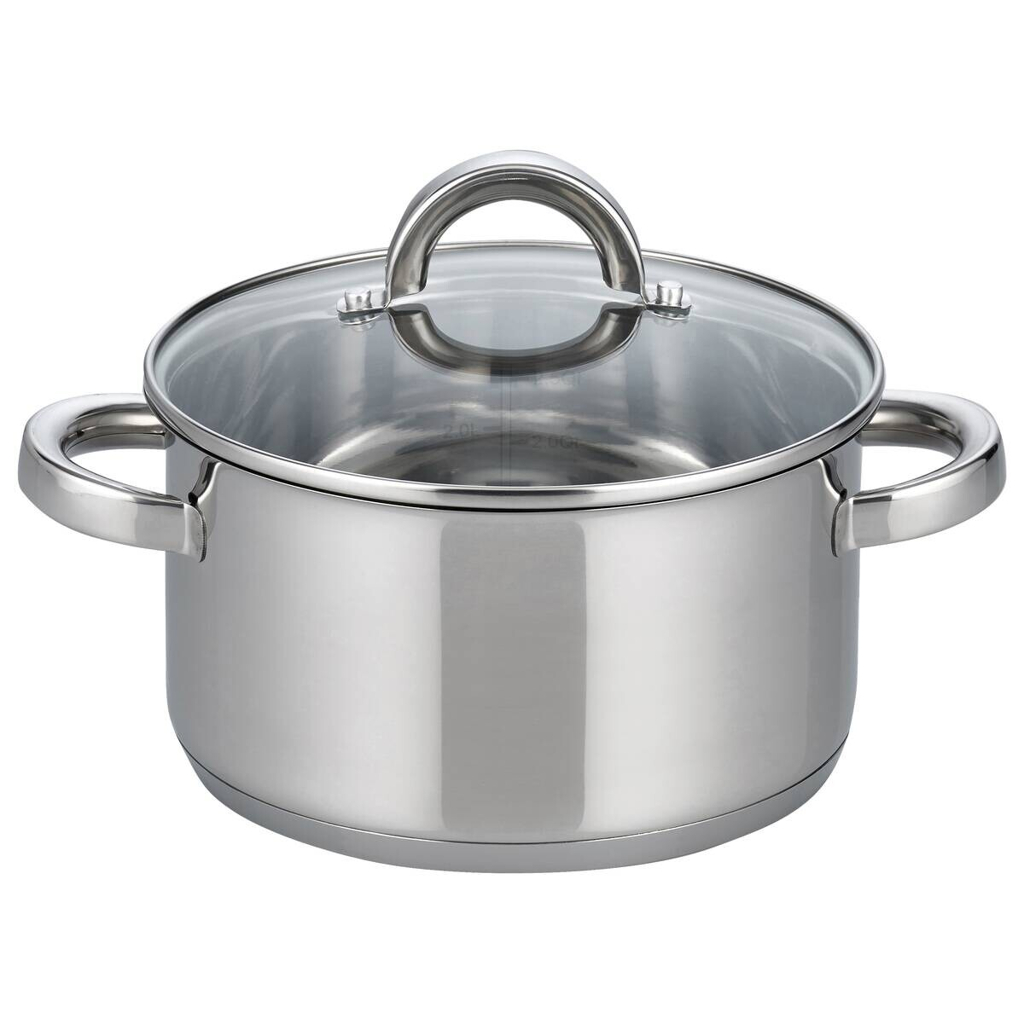 ELO Basic Fleischtopf silber Edelstahl D: ca. 20 cm