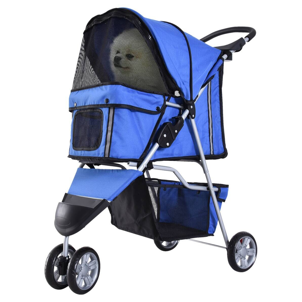 PawHut Hunde-Zubehör blau Nylon B/H/L: ca. 45x75x97 cm