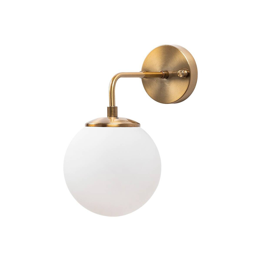 Opviq Wandleuchte Viran bronze Metall Glas B/H/T/L/D: ca. 27x25x27x15x15 cm E14 1 Brennstellen