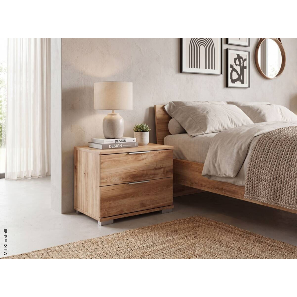 Nachtkonsole Easy Plus Eiche Nachbildung B/H/T: ca. 52x40x38 cm