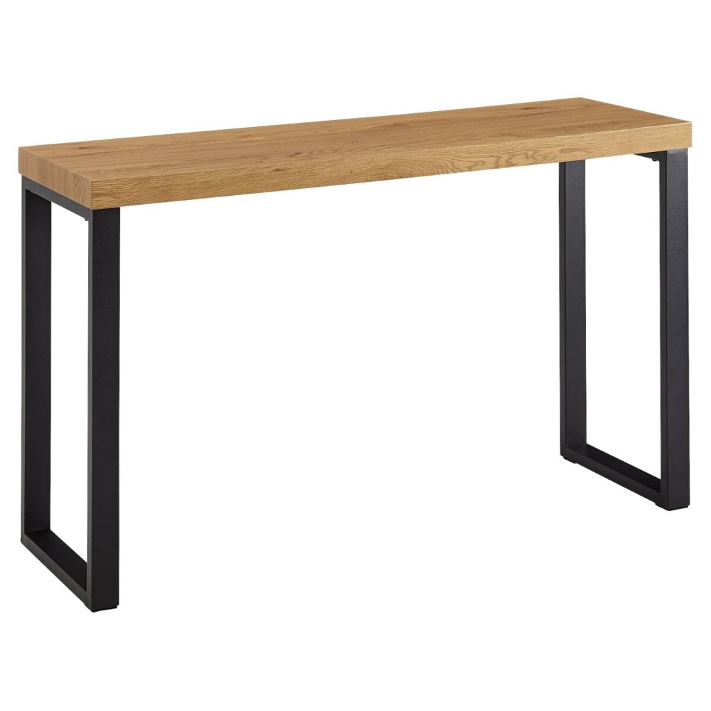 Konsolentisch natur schwarz pulverbeschichtet MDF Eisen B/H/T: ca. 120x75,5x39 cm