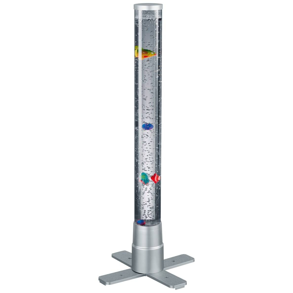 Reality Wassersäule Motion klar titanfarbig Kunststoff H/D: ca. 61x6 cm 1 Brennstellen