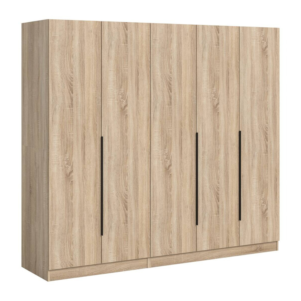Kleiderschrank KOPENHAGEN Eiche Sonoma Nachbildung B/H/T: ca. 200x181x52 cm