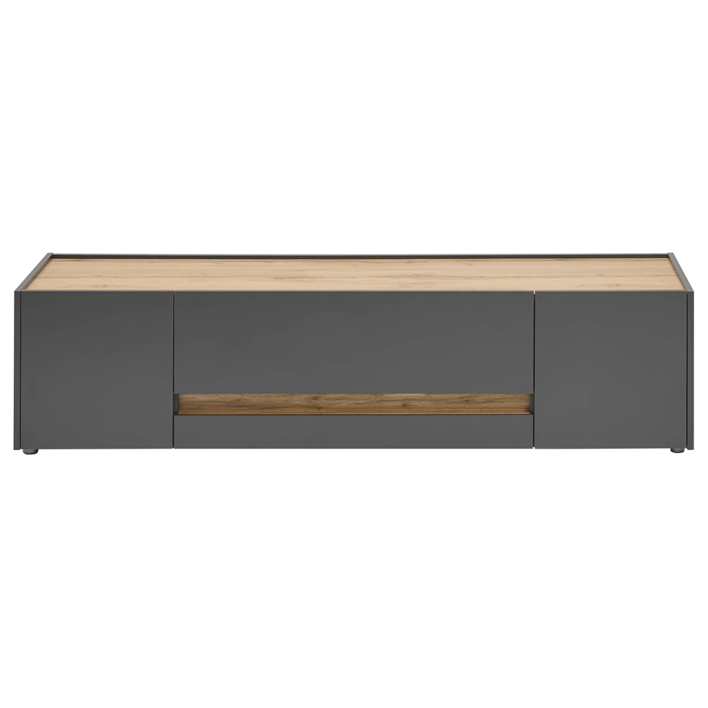 TV-Lowboard City Eiche Wotan Nachbildung anthrazit B/H/T: ca. 170x40x45 cm
