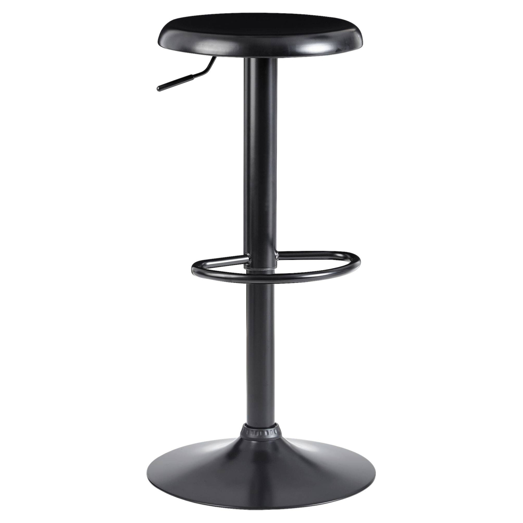 Barhocker schwarz Eisen B/H/T: ca. 40x79x40 cm