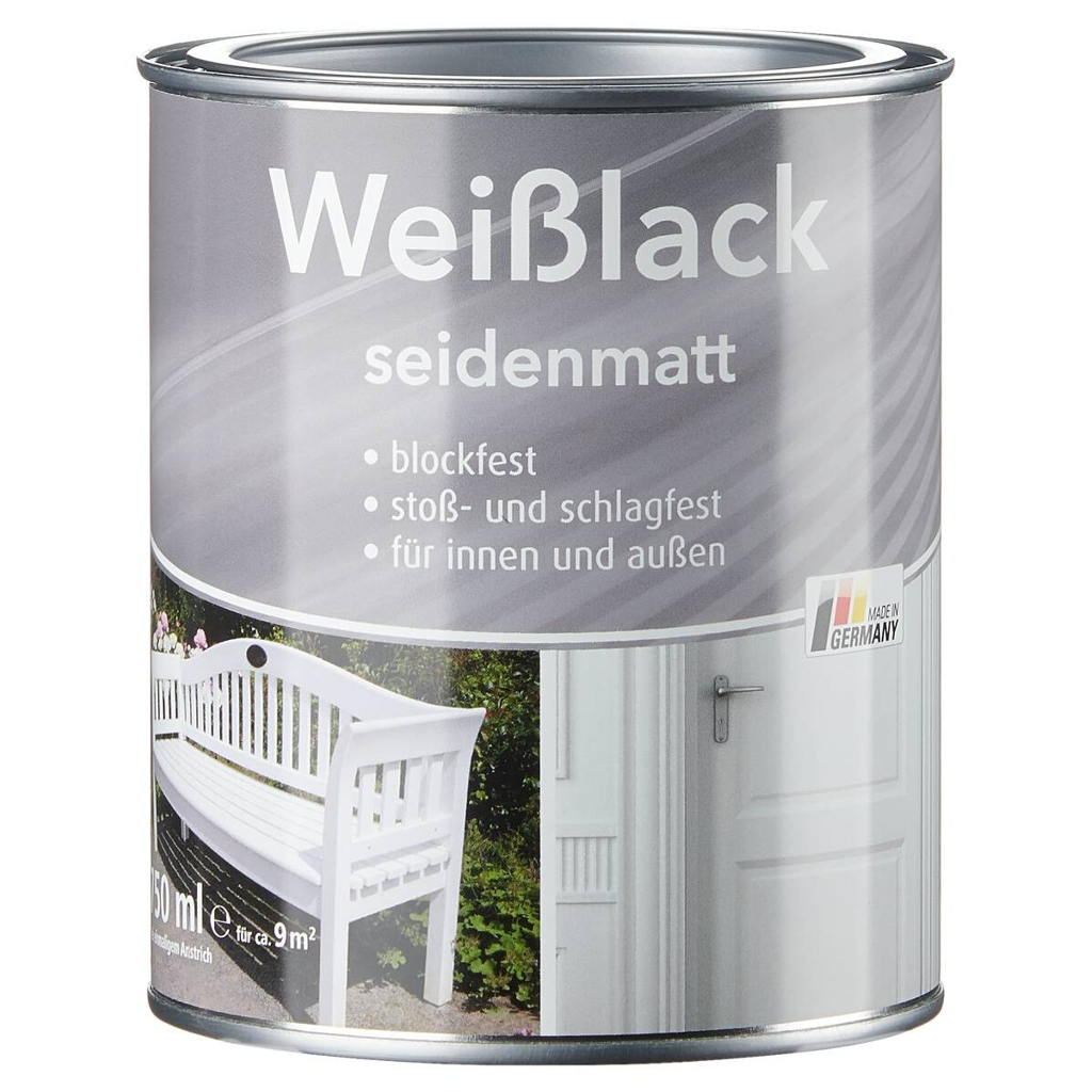 Weißlack weiß seidenmatt ca. 0,75 l