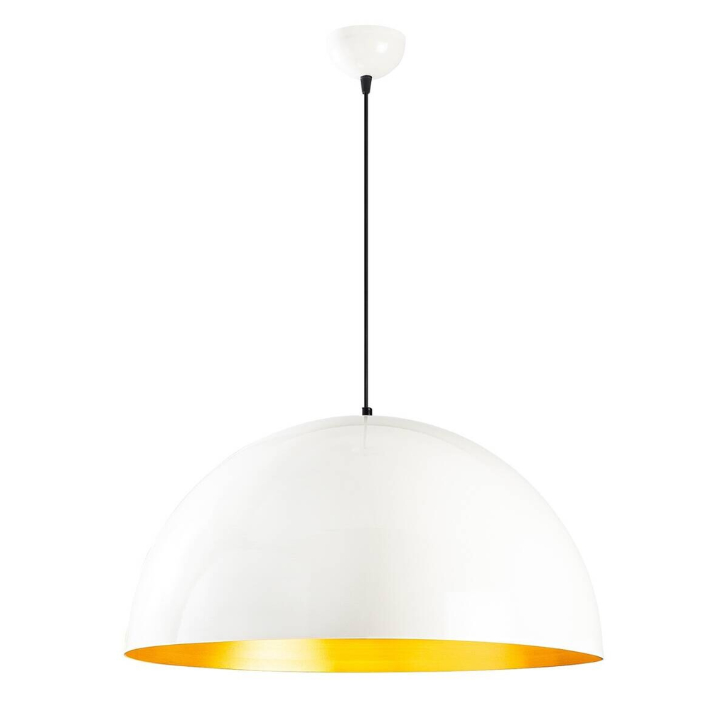 Opviq Pendelleuchte Berceste weiß Metall B/H/T/L/D: ca. 60x126x60x60x60 cm E27 1 Brennstellen