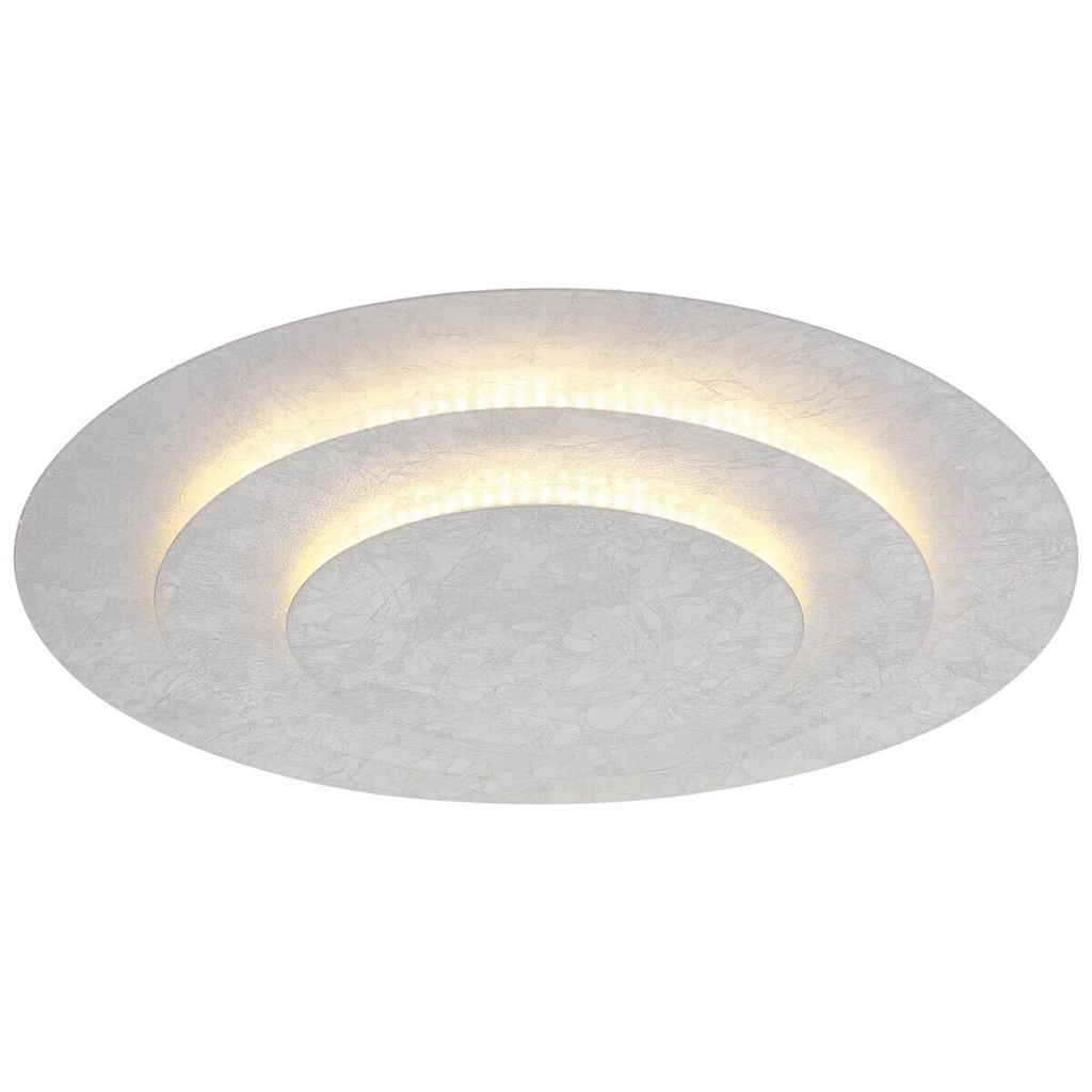 GLOBO LED-Deckenleuchte Heda 48465-40S silber Metall H/D: ca. 7x49 cm