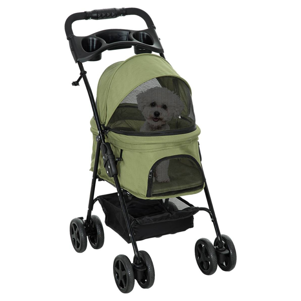 PawHut Hunde-Zubehör dunkelgrün Polyester B/H/L: ca. 45x67x96 cm