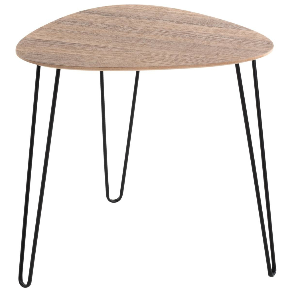Beistelltisch  Eiche Nachbildung schwarz B/H/T: ca. 48x48x48 cm