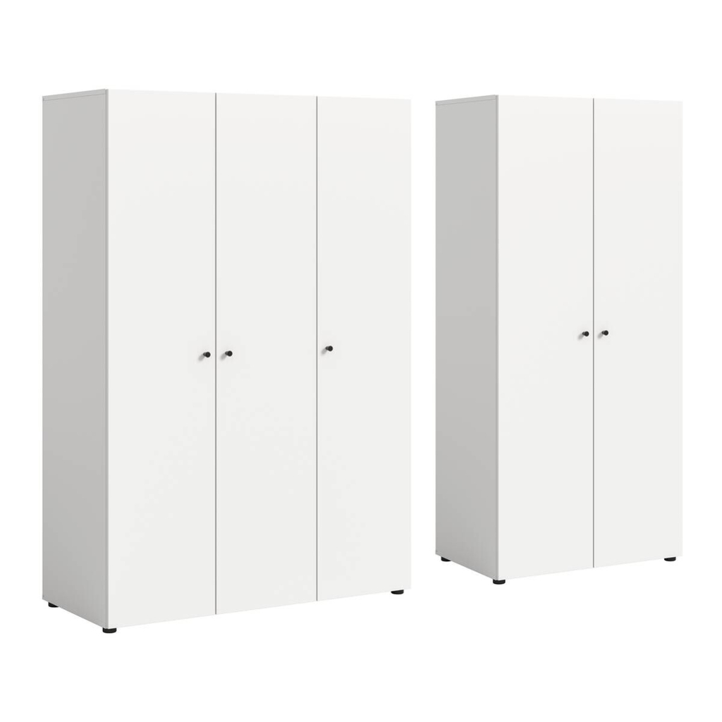 Kleiderschrank DARWIN weiß B/H/T: ca. 200x176x51 cm