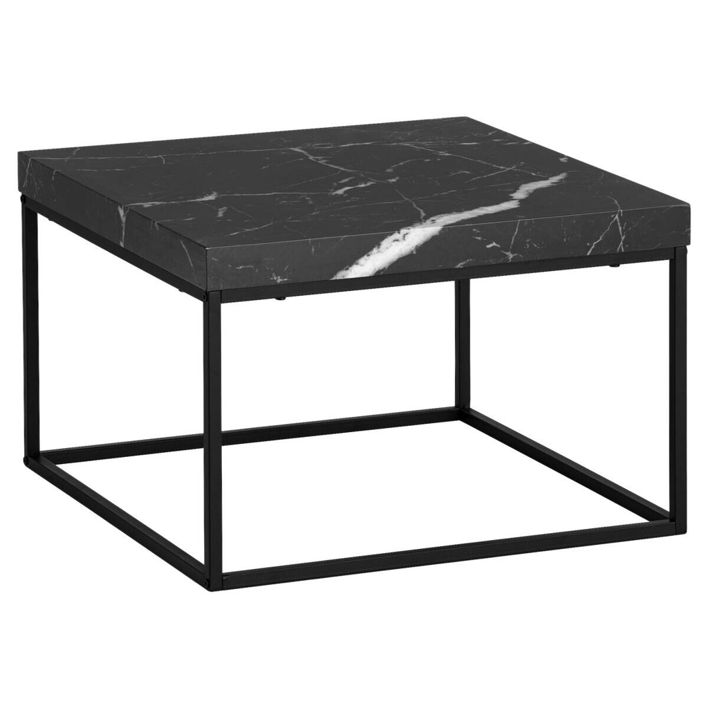 Couchtisch schwarz Marmor Optik B/H/T: ca. 60x38x60 cm