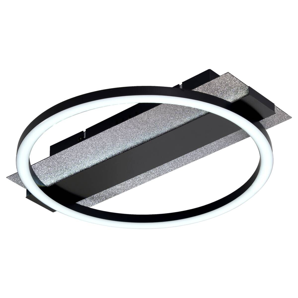 POCOline LED-Deckenleuchte Arietty schwarz Metall Kunststoff B/H/L: ca. 30x65x34 cm