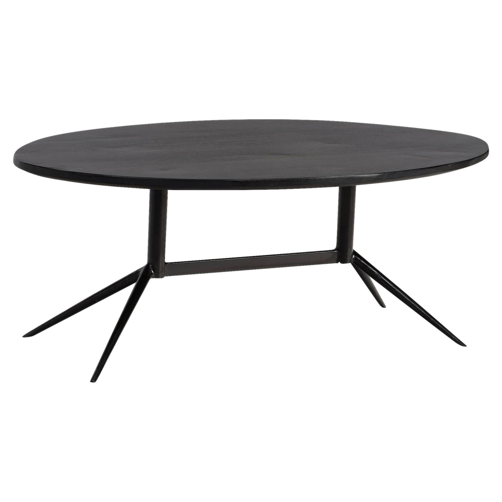 Couchtisch schwarz B/H/T: ca. 90x35x50 cm