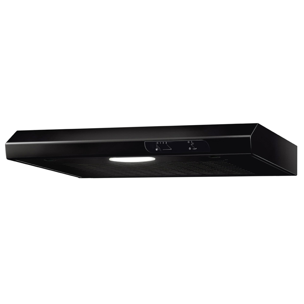 Respekta Dunstabzugshaube DH630SL schwarz Edelstahl B/H/T: ca. 60x7,8x47 cm