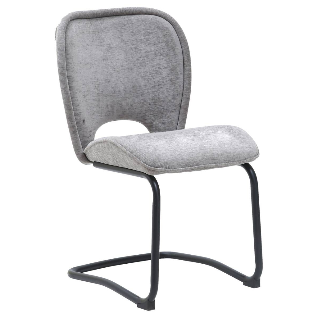 Schwingstuhl Maja grau Microfaser B/H/T: ca. 63x88x52,5 cm