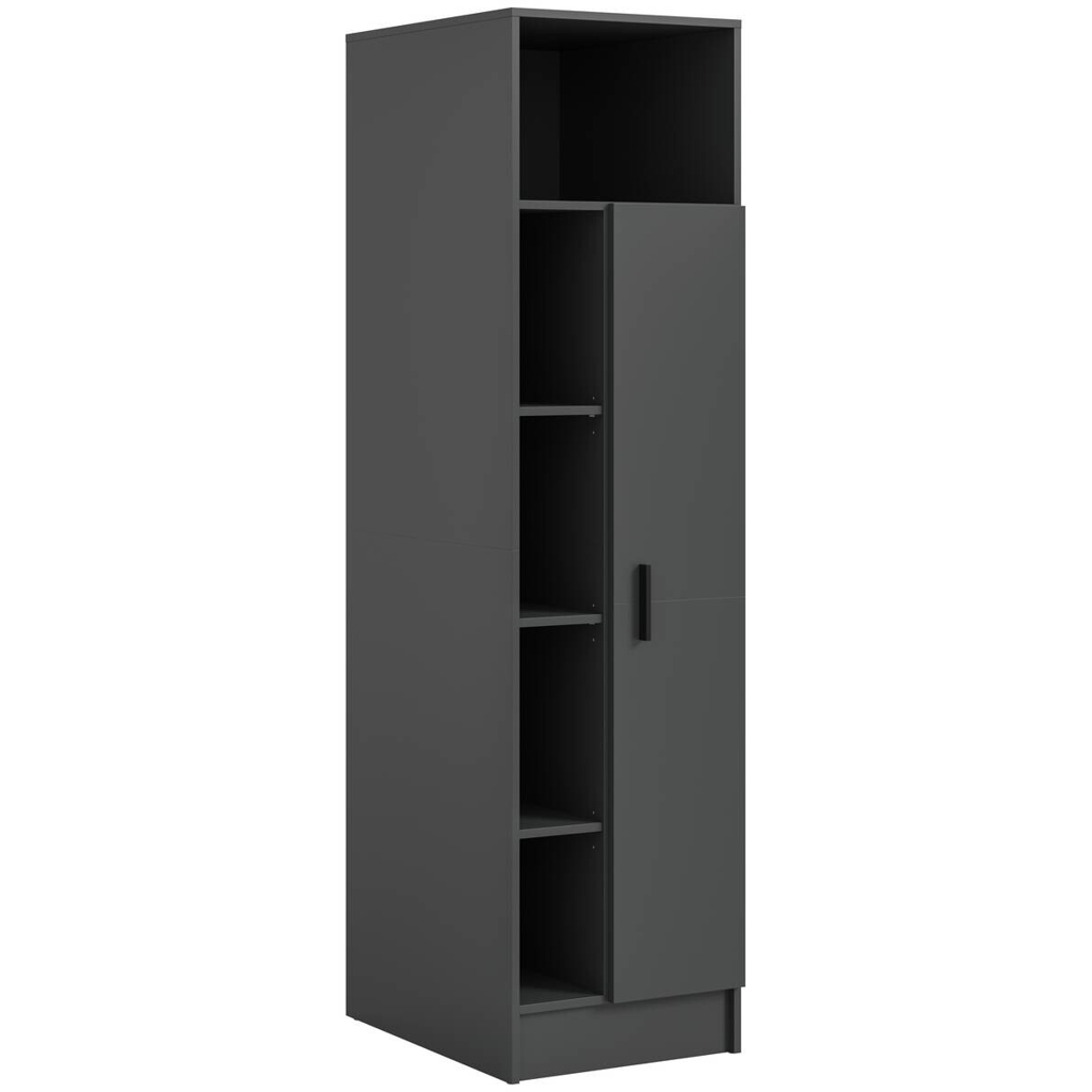 Mehrzweckschrank Free anthrazit B/H/T: ca. 50x196x68 cm