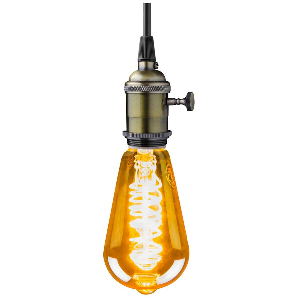 Blulaxa LED-Leuchtmittel Edison Filamentlampe Vintage 48942 E27