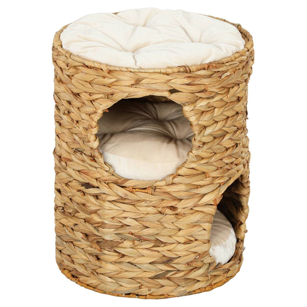 PawHut Kratztonne braun Stahl B/H/L: ca. 40x50x40 cm