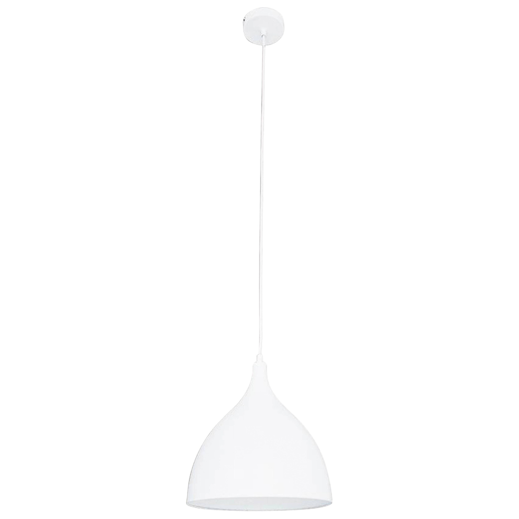 Näve Leuchten Pendelleuchte 6076523 weiß Metall B/H/T: ca. 28x115x28 cm E27 1 Brennstellen