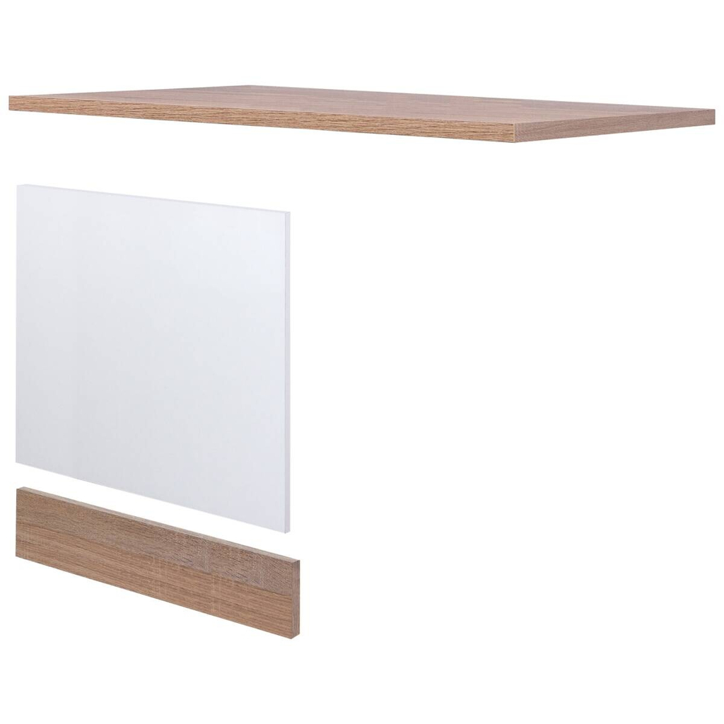Geschirrspüler- Frontset Samoa weiß Eiche Nachbildung B/H/T: ca. 100x85x60 cm