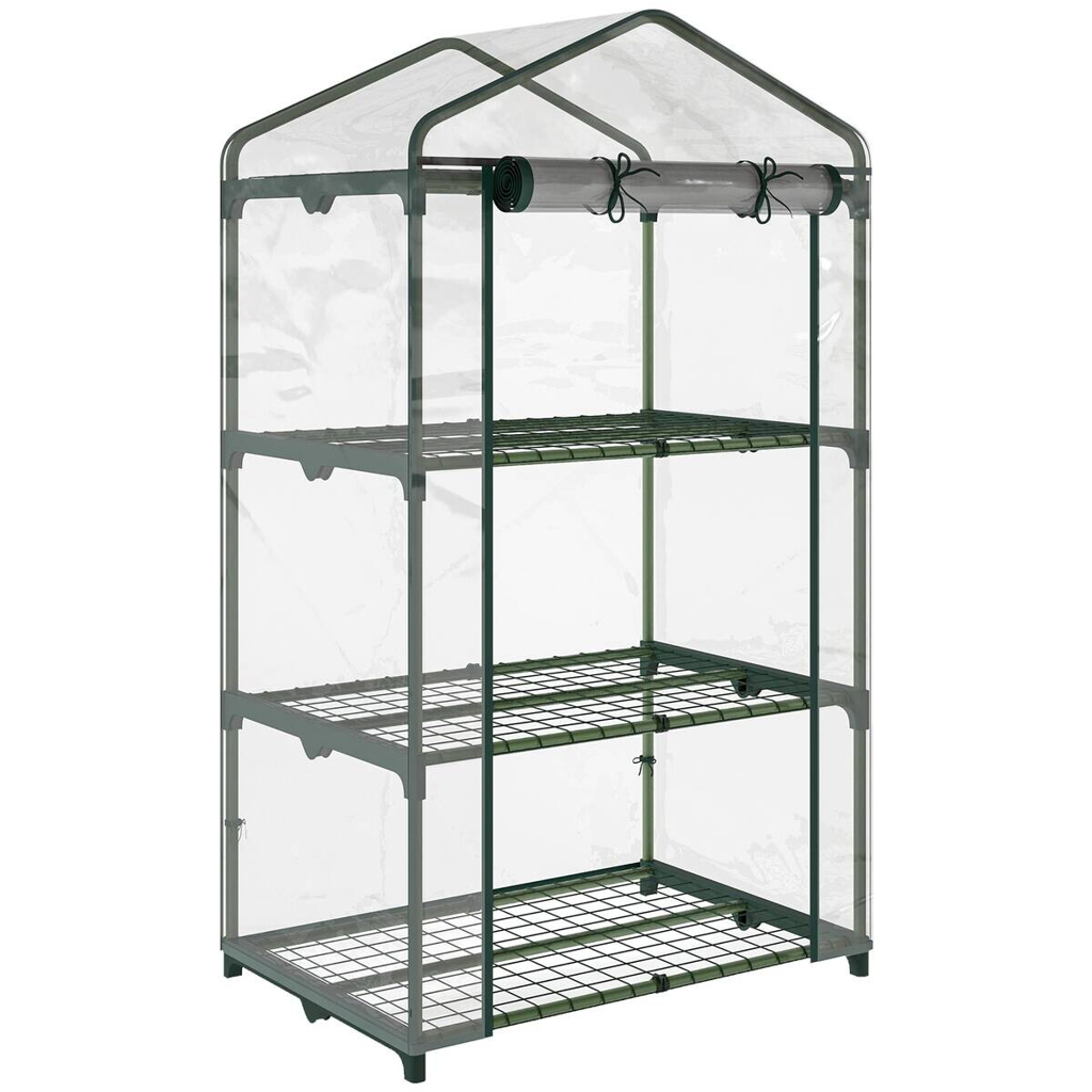 Outsunny Gewächshaus B/H/T/L: ca. 49x125x49x69 cm transparent