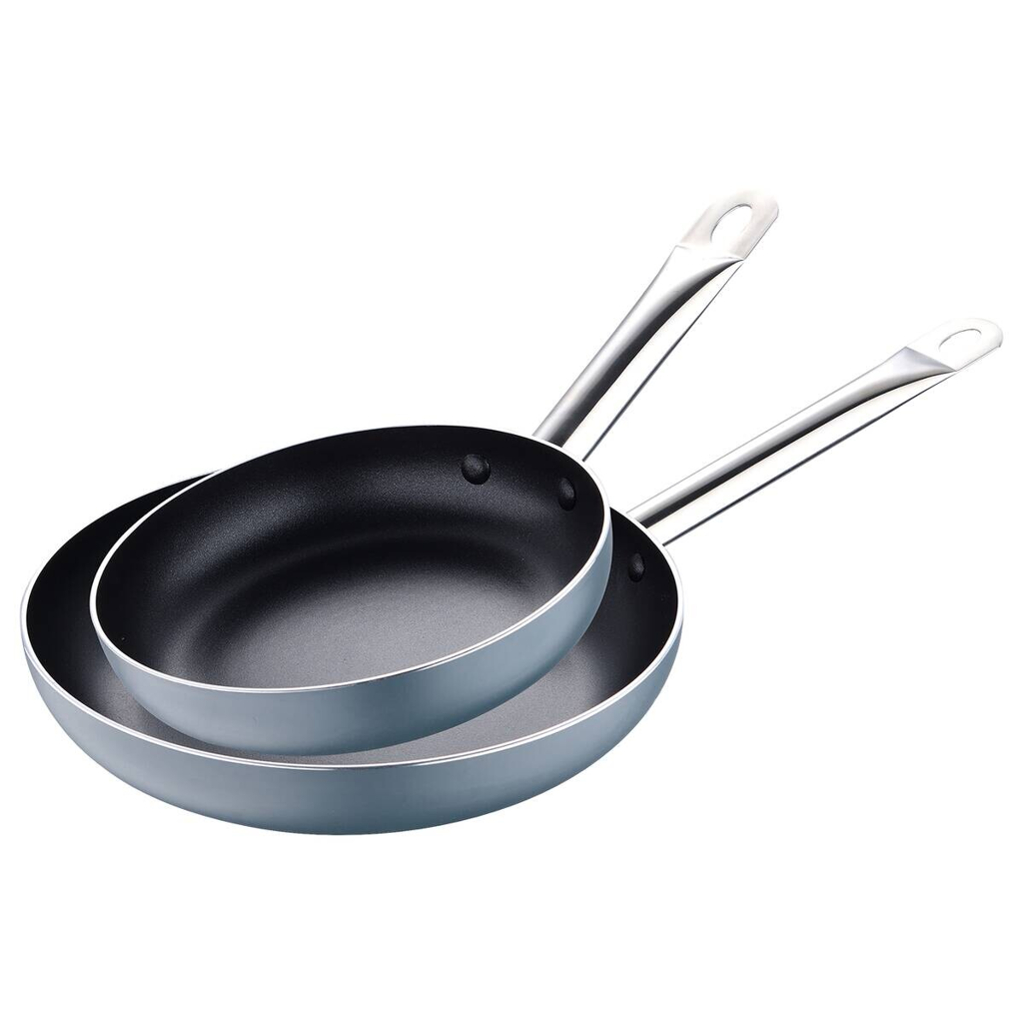 BERGNER Pfannenset Professional chef anthracite anthrazit Aluminium 2 tlg.