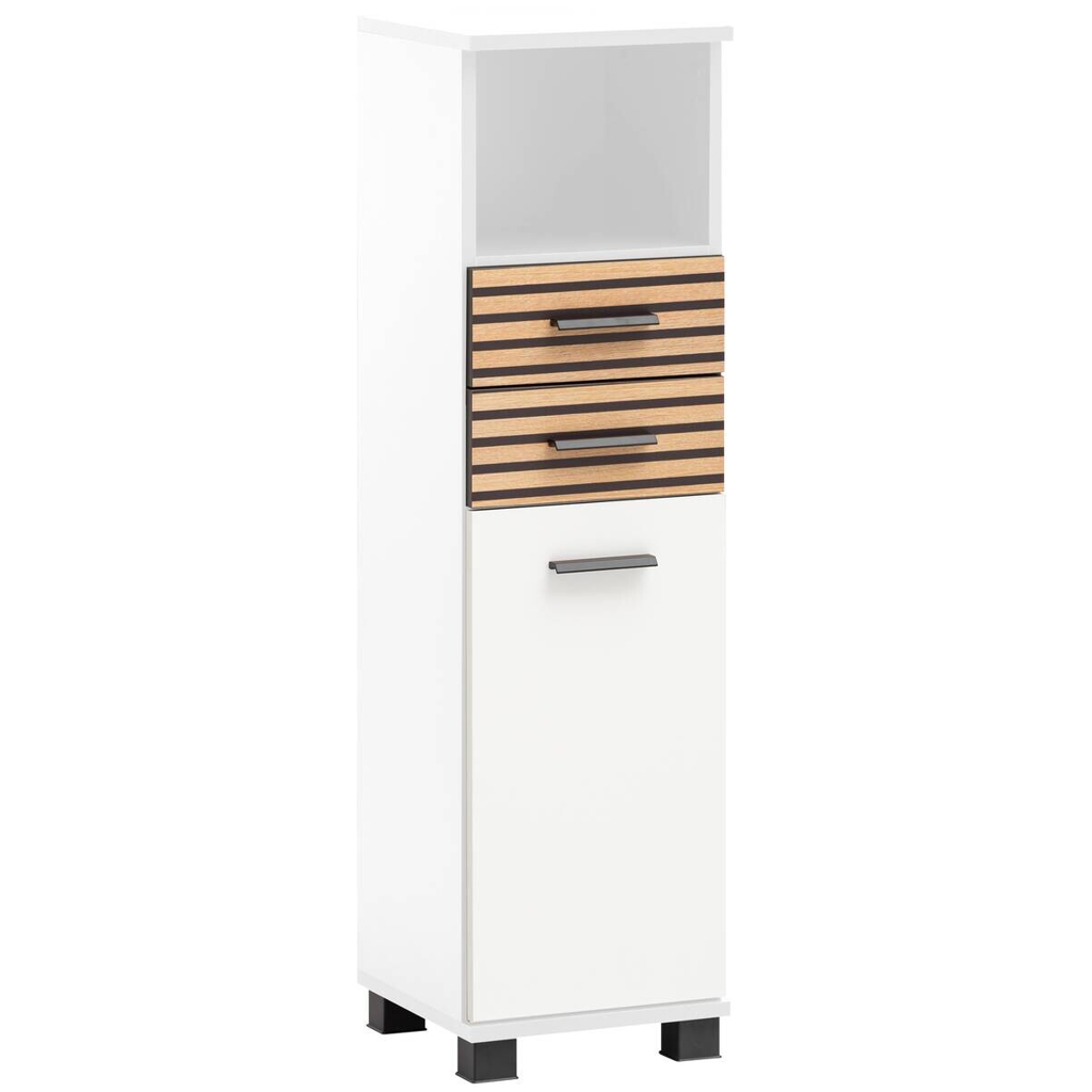 Highboard Katta weiß matt B/H/T: ca. 30,3x110,5x32,6 cm