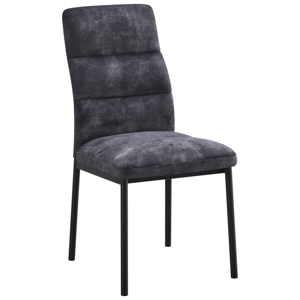 Stuhl Daniel anthrazit Microfaser B/H/T: ca. 45x94x60 cm
