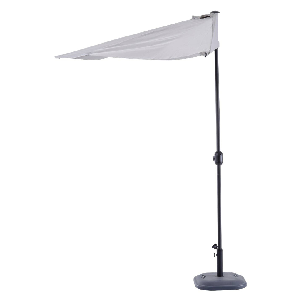 Outsunny Sonnenschirm grau Aluminium B/H/L: ca. 150x249x293 cm