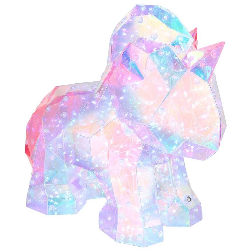 GLOBO LED-Tischleuchte klar pink Kunststoff B/H/L: ca. 14x26x30 cm 1 Brennstellen