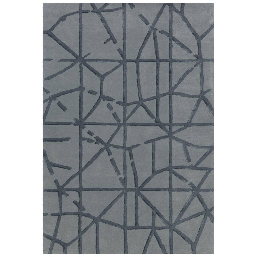 Arte Espina Kurzflorteppich Satin 8063 grau B/L: ca. 120x180 cm