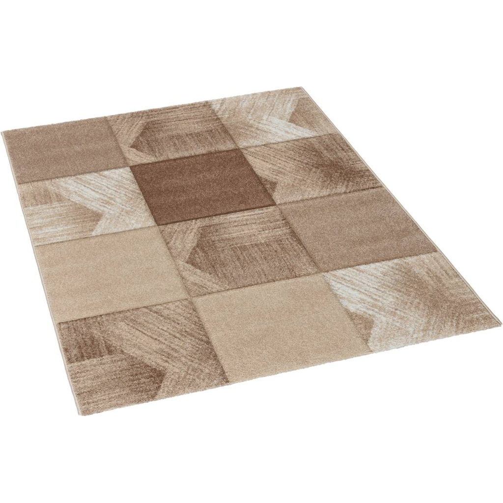 Webteppich Malta braun B/L: ca. 80x150 cm
