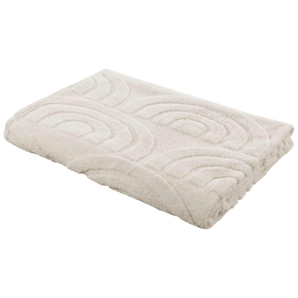 Wohndecke natur Polyester B/L: ca. 140x200 cm