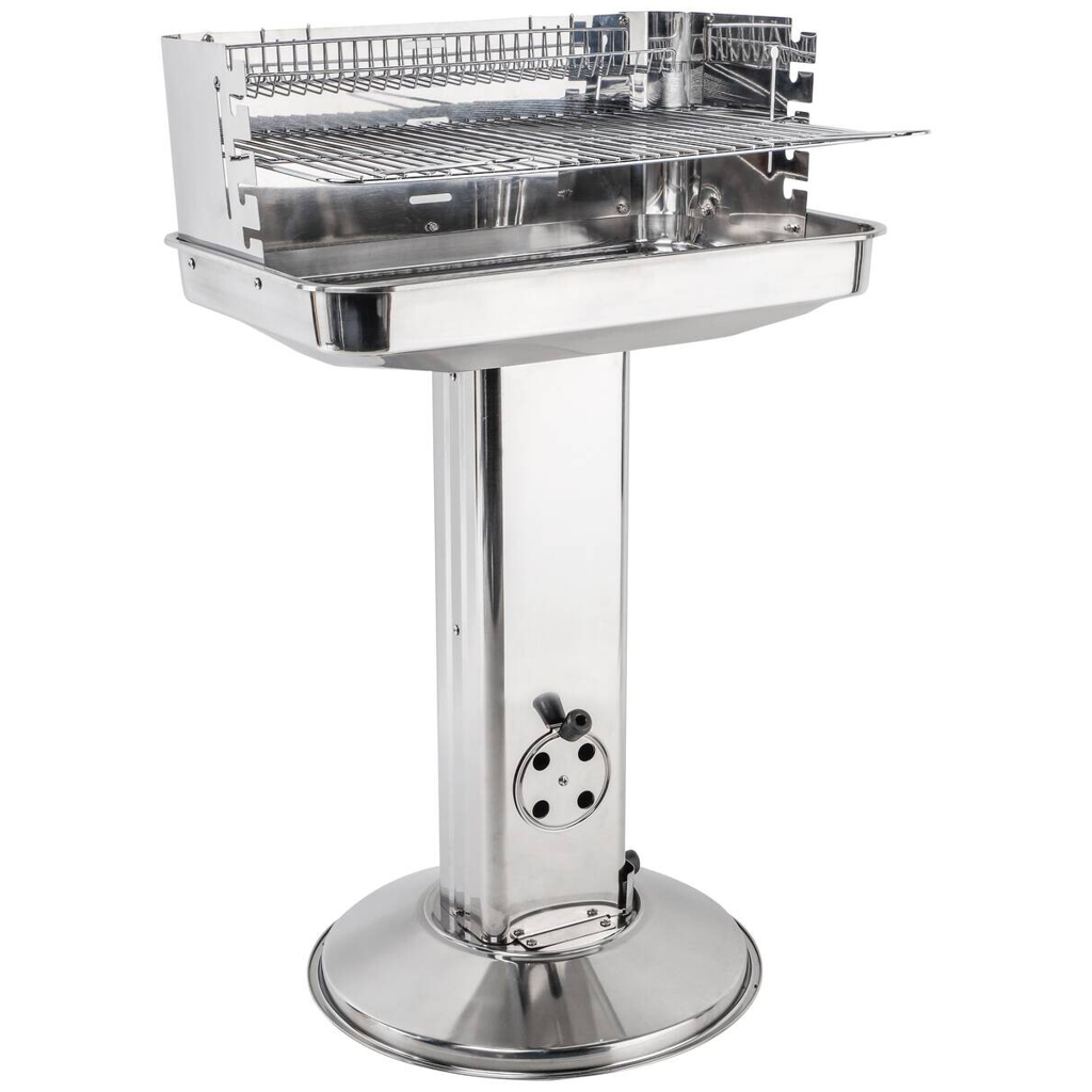Grill Edelstahl B/H/L: ca. 38x88x58 cm