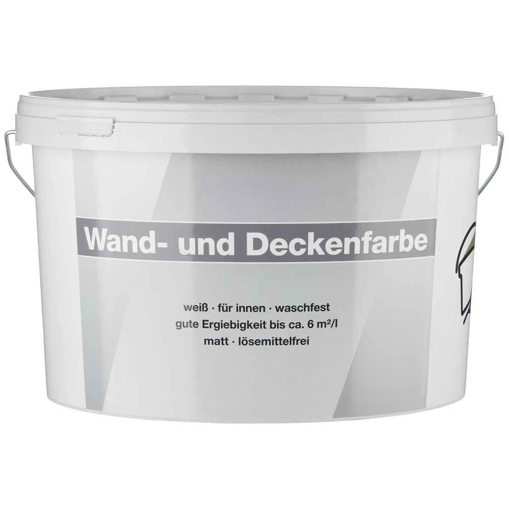 Raumfarbe Wand- und Deckenfarbe weiß ca. 10 l