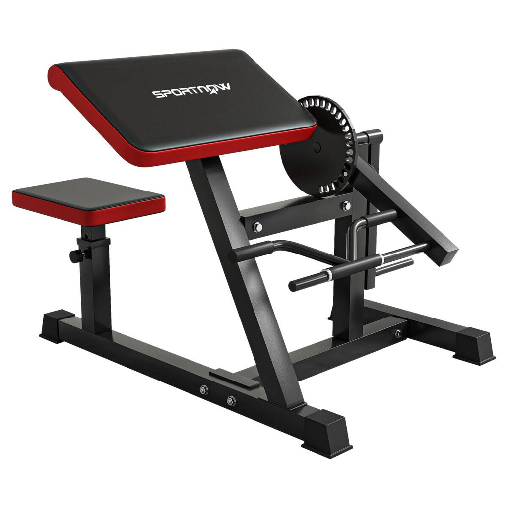 SPORTNOW Beinstrecker schwarz Kunstleder B/H/L: ca. 95x80x105 cm