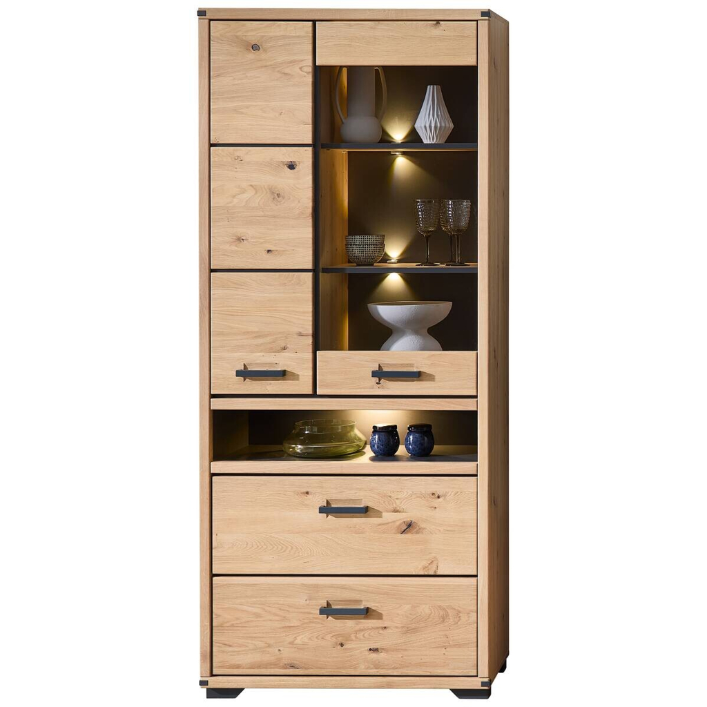 Vitrine Genua B/H/T: ca. 85x204x38 cm