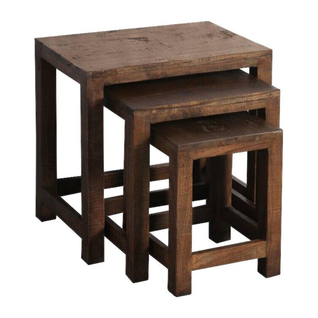 Beistelltisch Genua Akazie dunkel B/H/T: ca. 50x47x35 cm