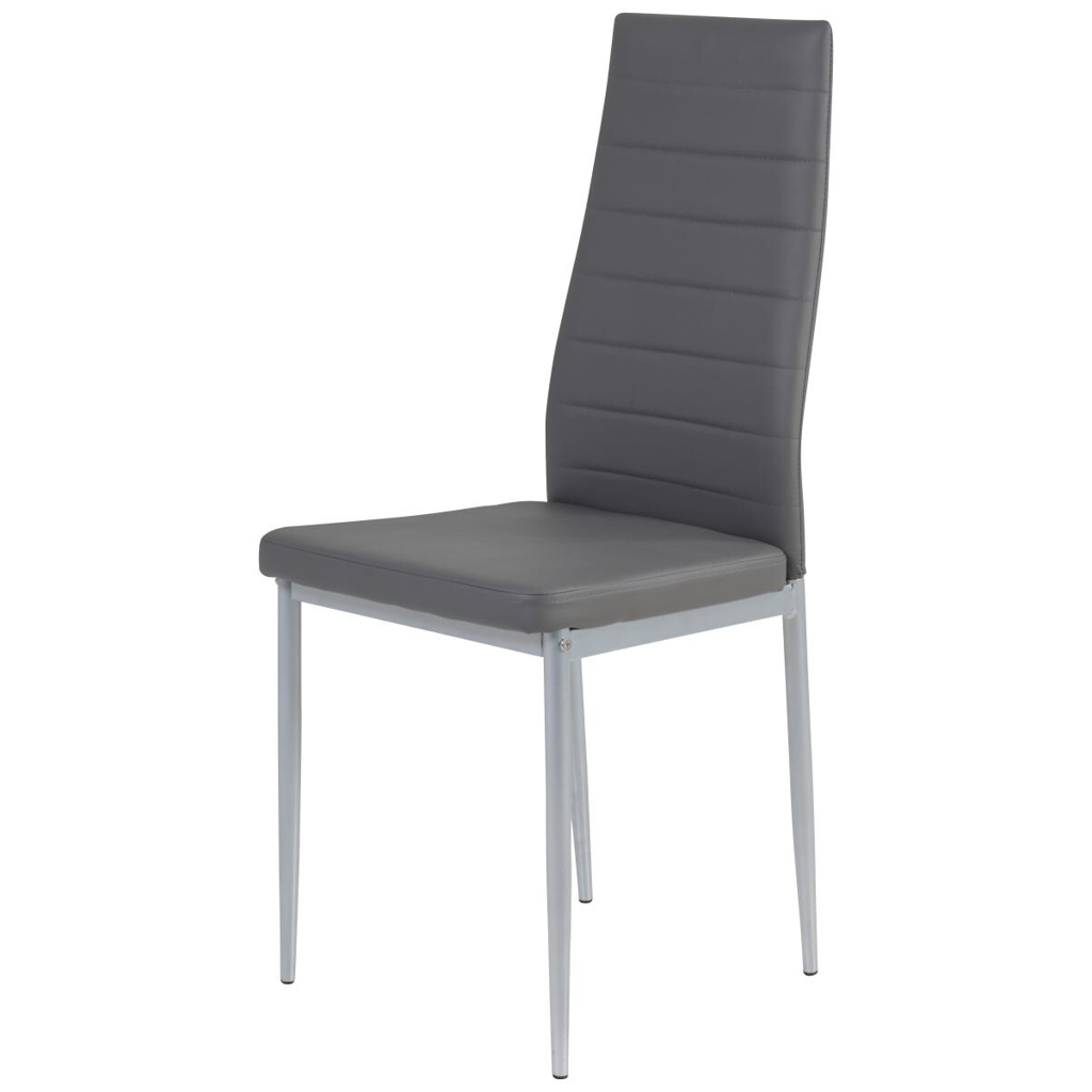 Stuhl Simone grau B/H/T: ca. 42x98x44 cm